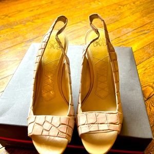 Circa Joan & David open toe sling back.